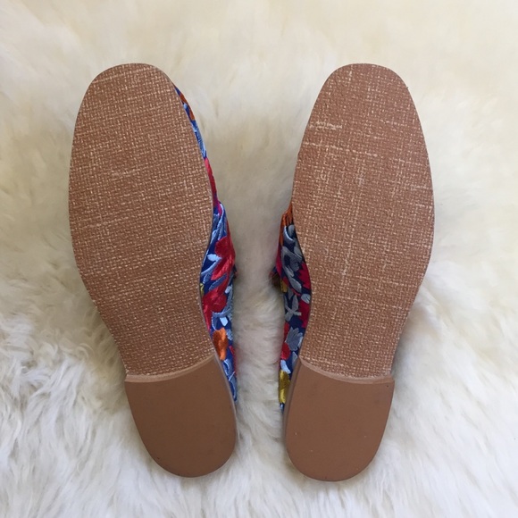 Free People Embroidered Brocade At Ease Loafers - Picture 7 of 8